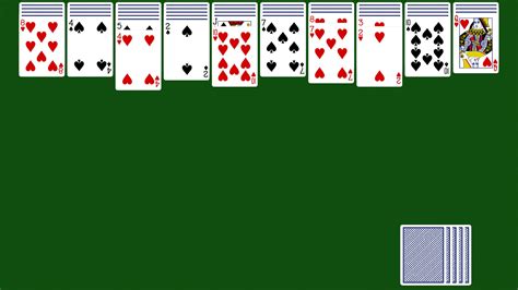 spider solitaire windows10.